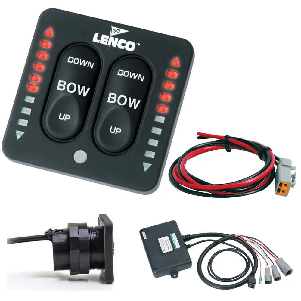 Lenco LED Indicator Two-Piece Tactile Switch Kit w/Pigtail f/Single Actuator Systems [15270-001] - Trim Tab Accessories