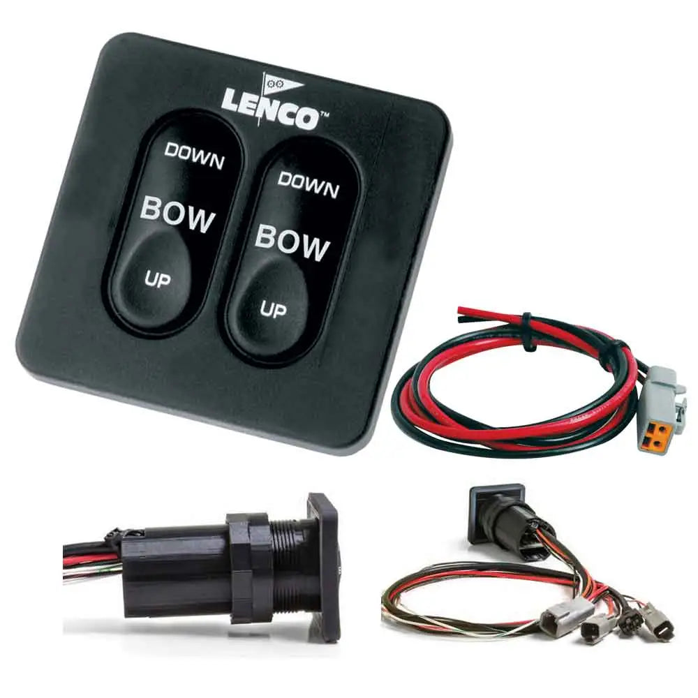 Lenco Standard Integrated Tactile Switch Kit w/Pigtail f/Single Actuator Systems [15169-001] - Trim Tab Accessories