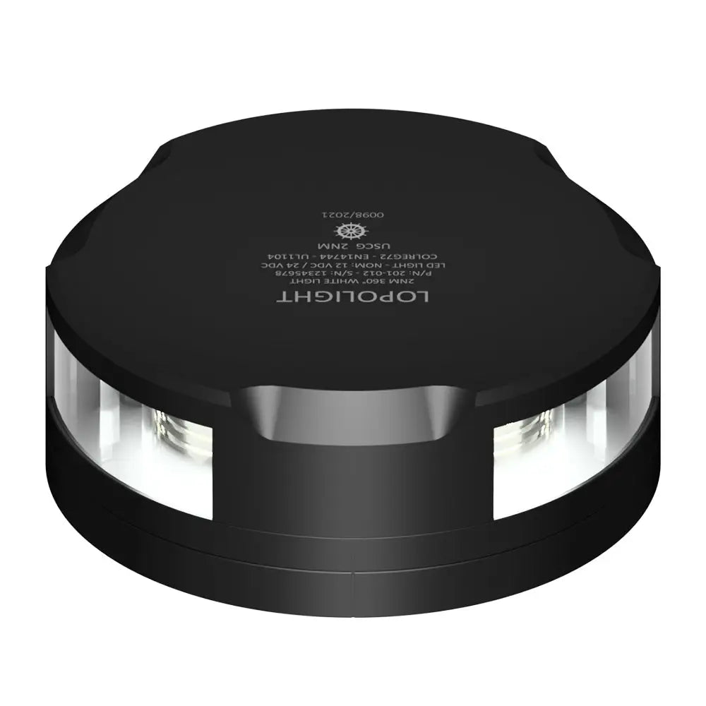 Lopolight 360-Degree Anchor Light - 2NM - Black Housing w/FB Base [201-012-FB-B] - Navigation Lights