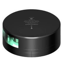 Lopolight Green Starboard Light - 2NM - Black Housing w/FB Base [301-008-FB-B] - Navigation Lights