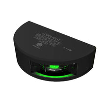 Lopolight Series 301-001 - Starboard Sidelight - 2NM - Vertical Mount - Green - Black Housing [301-001-B] - Navigation