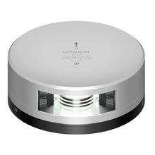 Lopolight Stern Light - 2NM - Silver Housing w/FB Base [301-005-FB] - Navigation Lights