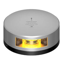 Lopolight Yellow Towing Light - 2NM - Silver Housing w/FB Base [201-013-FB] - Navigation Lights
