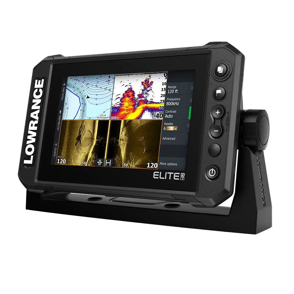 Lowrance Elite FS 7 Chartplotter/Fishfinder with HDI Transom Mount Transducer [000-15696-001] - GPS - Fishfinder Combos