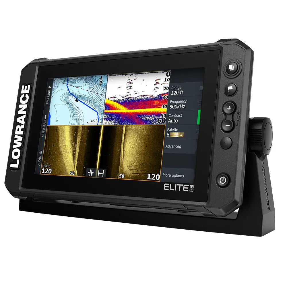 Lowrance Elite FS 9 Chartplotter/Fishfinder w/Active Imaging 3-in-1 Transom Mount Transducer [000-15692-001] - GPS