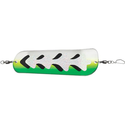 Luhr-Jensen Money Roll Flasher - 11’’ - Glow Biohazard [5860-011-1756] - Hard & Soft Baits