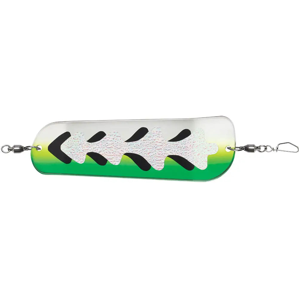 Luhr-Jensen Money Roll Flasher - 8-1/4’’ - Glow Biohazard [5860-008-1756] - Hard & Soft Baits