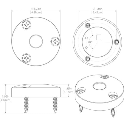 Lumitec Anywhere - LED Utility Light - Spectrum RGBW Brushed [101037] - Interior / Courtesy Light