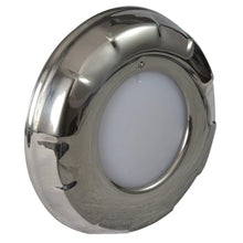 Lumitec Aurora - LED Dome Light - Polished SS Finish - 2-Color White/Blue Dimming [101138] - Dome/Down Lights