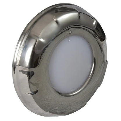 Lumitec Aurora - LED Dome Light - Polished SS Finish - 2-Color White/Blue Dimming [101138] - Dome/Down Lights