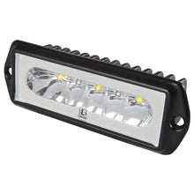 Lumitec Capri2 - Flush Mount LED Flood Light - Black Housing - 2-Color White/Blue Dimming [101186] - Flood/Spreader