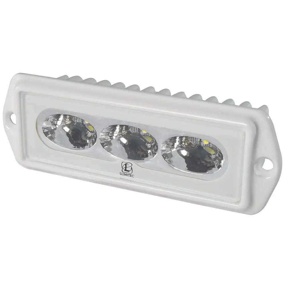 Lumitec CapriLT - LED Flood Light - White Finish - White Non-Dimming [101288] - Flood/Spreader Lights