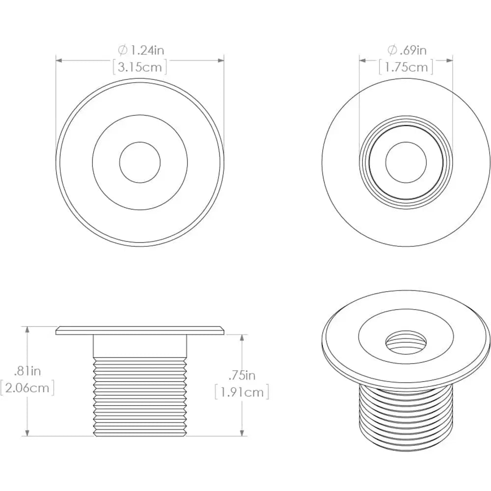 Red Light White Housing Lumitec Echo Courtesy Light - Interior / Courtesy Light