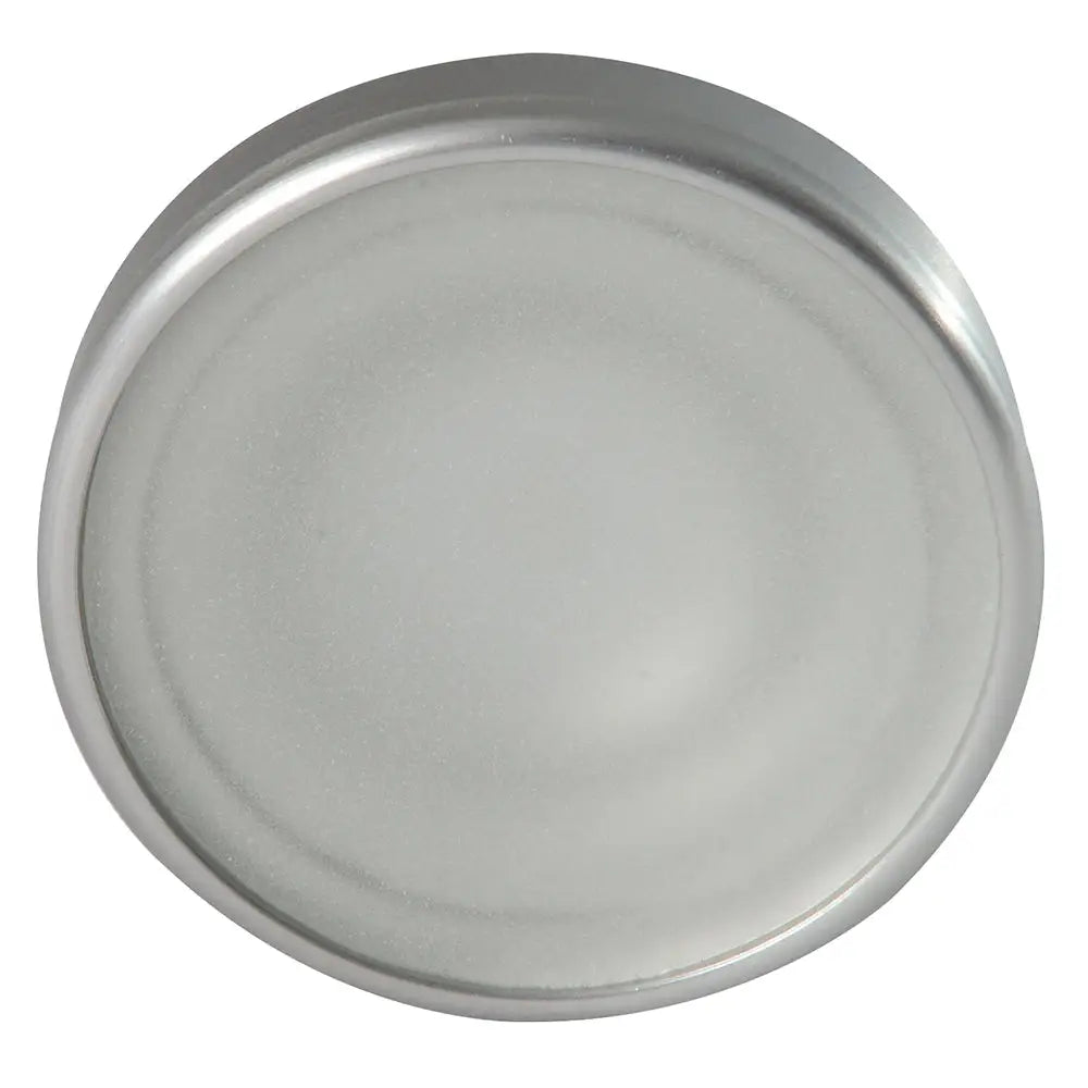 Lumitec Halo - Flush Mount Down Light - Brushed Finish - 4-Color White/Blue/Red/Purple Non-Dimming [112800] - Dome/Down