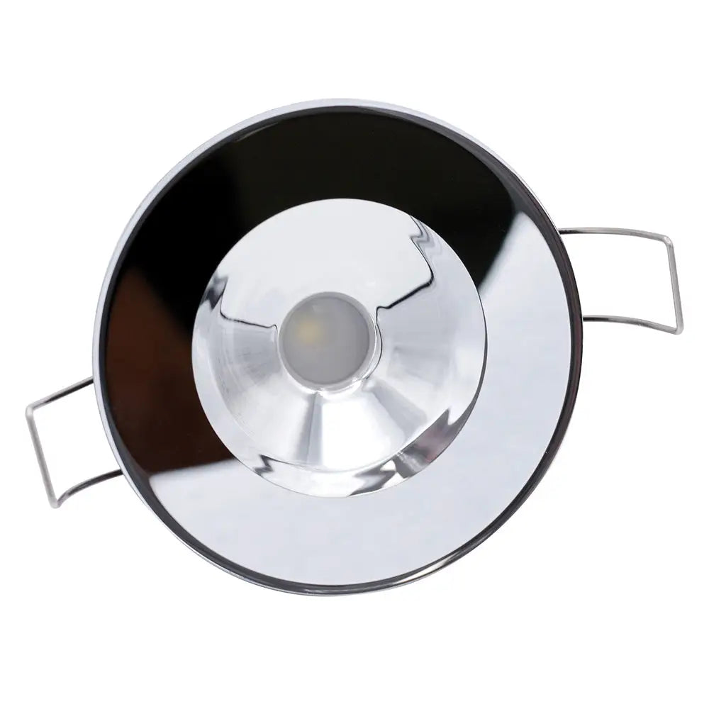Lumitec Illusion Flush Mount LED Down Light - Spectrum RGBW - Warm White - Mirrored Housing [117145] - Dome/Down Lights