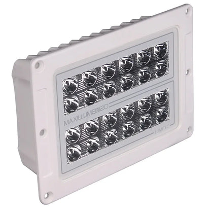 Lumitec Maxillume h120 - Flush Mount Flood Light - White Housing - White Dimming [101348] - Flood/Spreader Lights