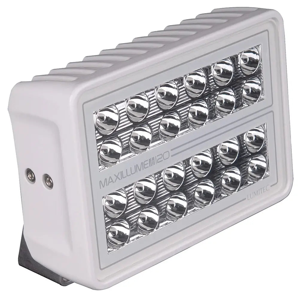Lumitec Maxillume h120 - Trunnion Mount Flood Light - White Housing - White Dimming [101346] - Flood/Spreader Lights