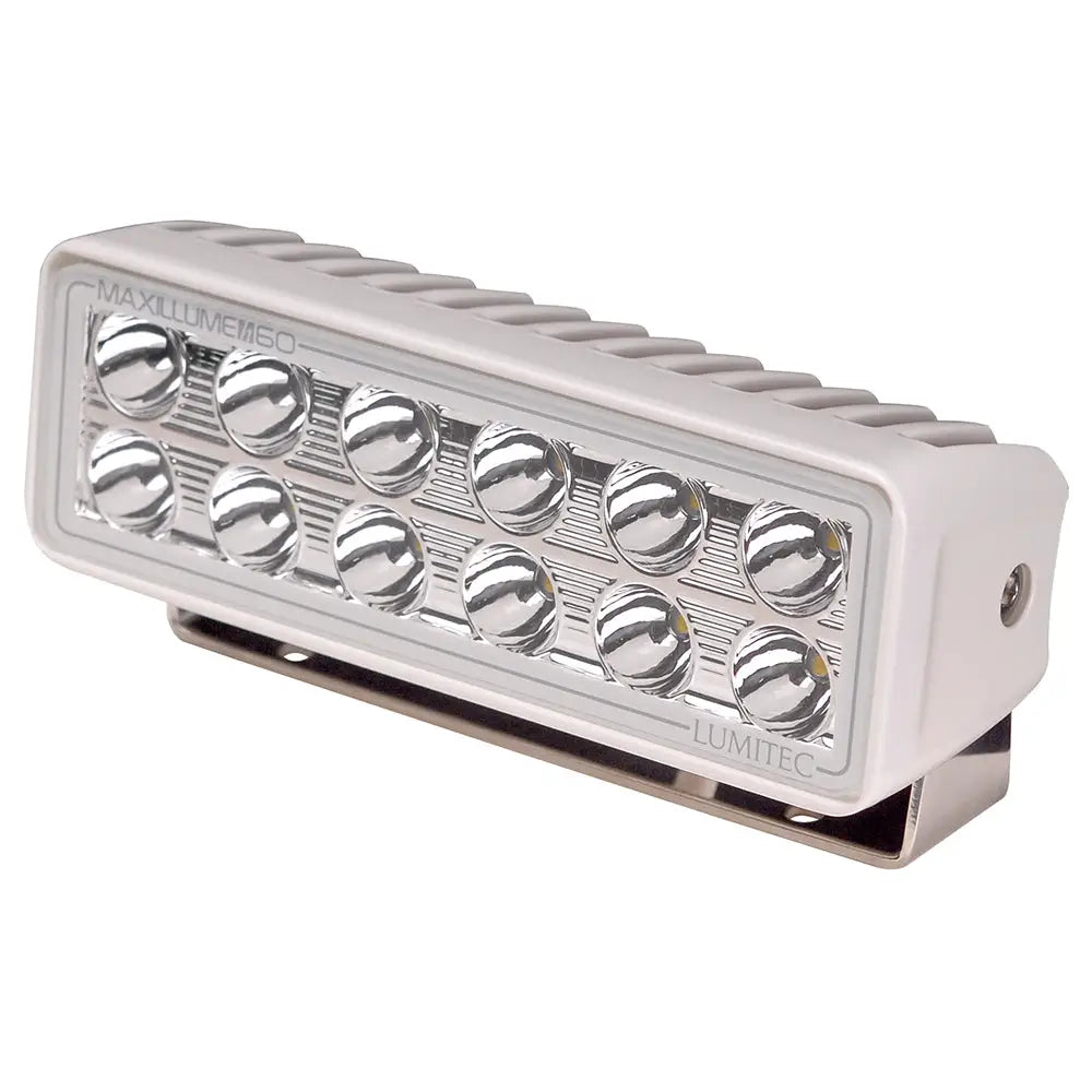 Lumitec Maxillume h60 - Trunnion Mount Flood Light - White Dimming - White Housing [101334] - Flood/Spreader Lights