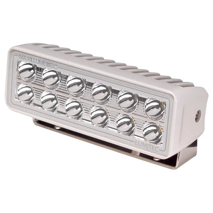 Lumitec Maxillume h60 - Trunnion Mount Flood Light - White Dimming - White Housing [101334] - Flood/Spreader Lights