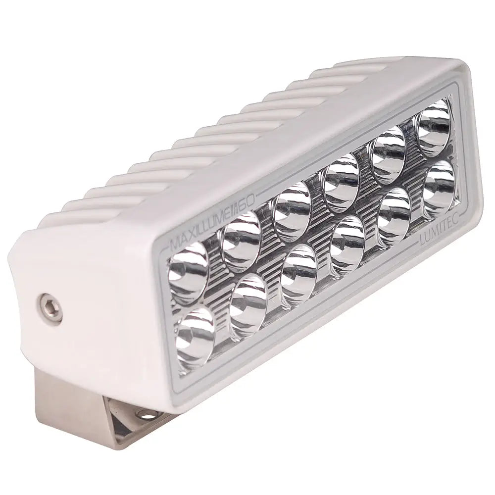 Lumitec Maxillume h60 - Trunnion Mount Flood Light - White Dimming - White Housing [101334] - Flood/Spreader Lights