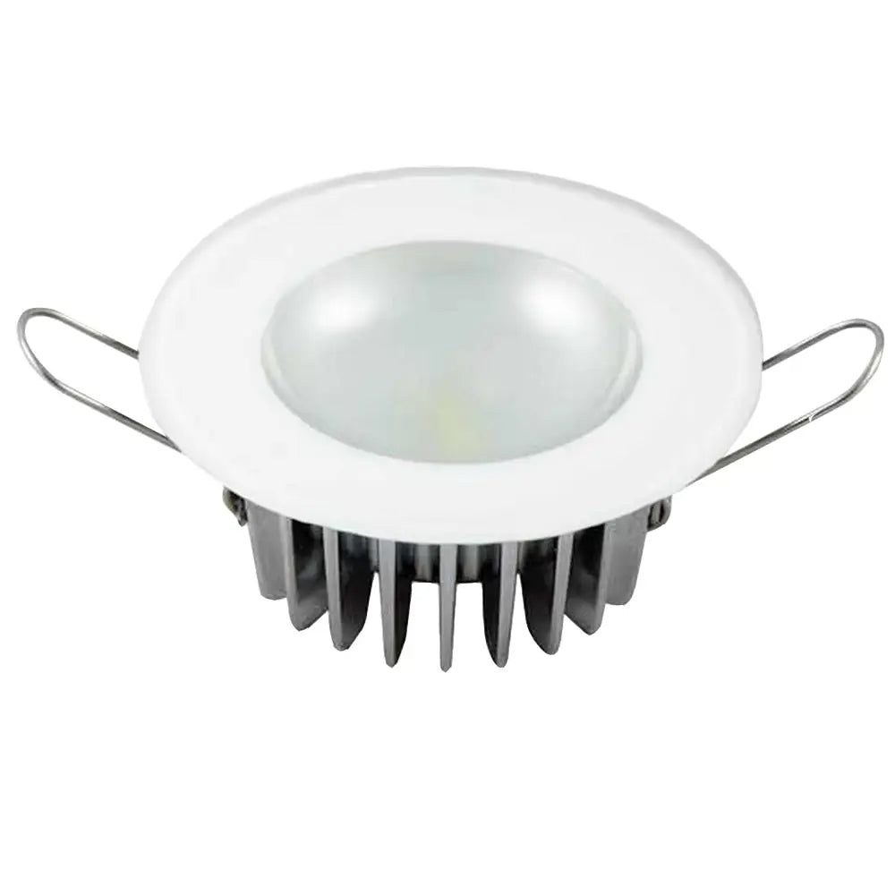 Lumitec Mirage - Flush Mount Down Light - Glass Finish/No Bezel - 4-Color Red/Blue/Purple Non Dimming w/White Dimming