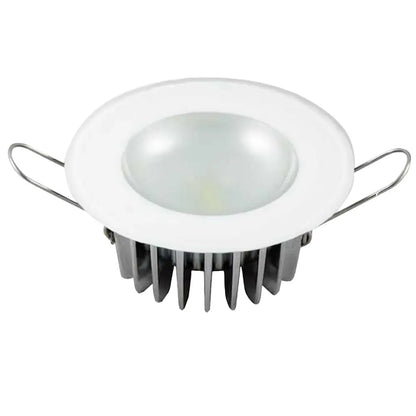 Lumitec Mirage Warm White Dimming Glass Flush Mount Down Light - Dome/Down Lights