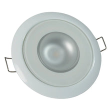 Lumitec Mirage - Flush Mount Down Light - Glass Finish/White Bezel - White Non-Dimming [113123] - Dome/Down Lights