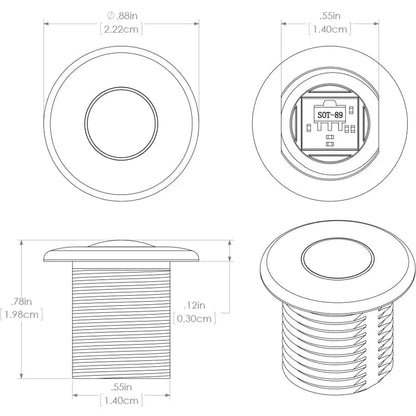 Lumitec Newt - Livewell Courtesy Light - Warm White Non-Dimming [101240] - Interior / Courtesy Light