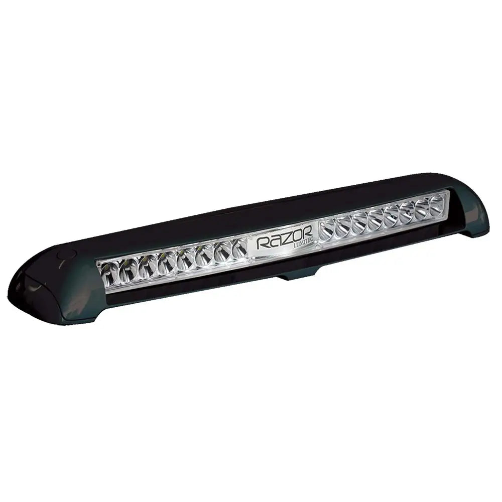 Lumitec Razor Light Bar - Flood - Black Housing - Flush Mount [101588] - Light Bars