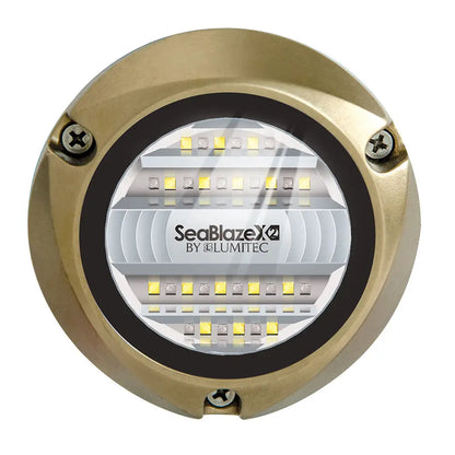 Lumitec SeaBlazeX2 LED Underwater Light - Dual Color - White/Blue [101516] - Underwater Lighting