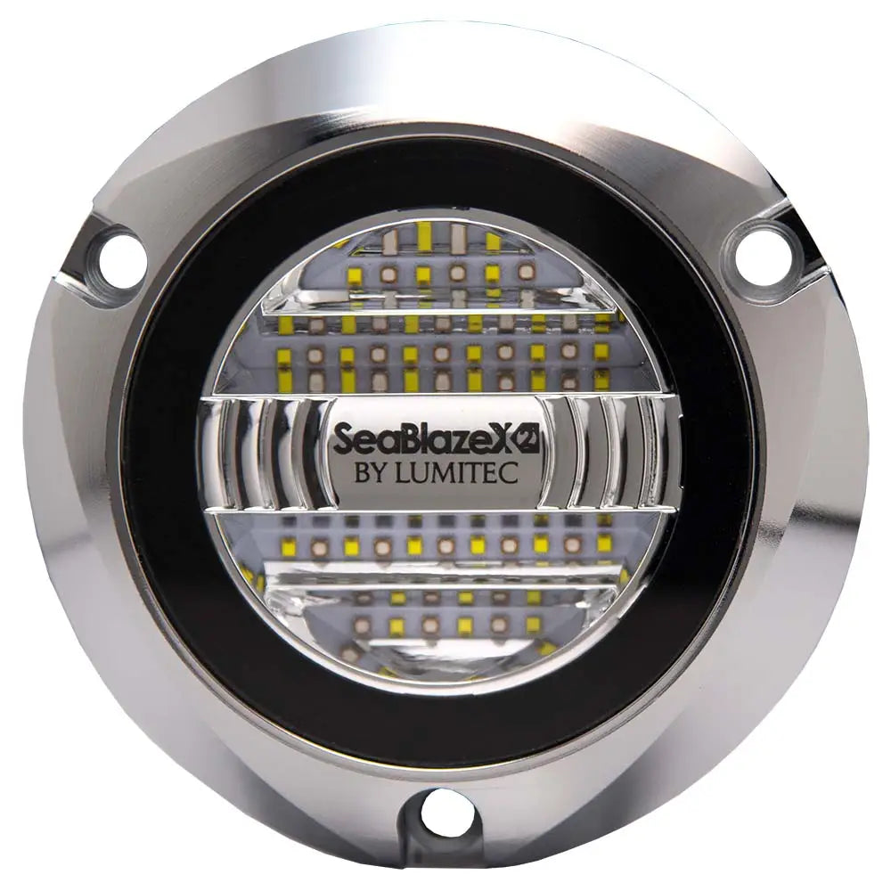 Lumitec SeablazeX2 Spectrum Underwater Light RGBW Polished Housing [101591] - Underwater Lighting