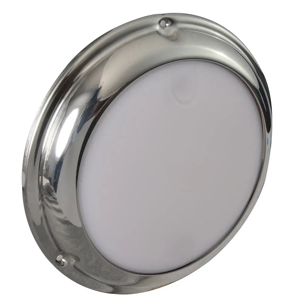 Lumitec TouchDome - Dome Light - Polished SS Finish - 2-Color White/Blue Dimming [101097] - Dome/Down Lights