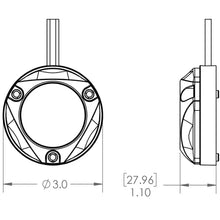Lumitec Zambezi Mini Surface Mount Underwater Light - Blue - Non-Dimming [101457] - Underwater Lighting
