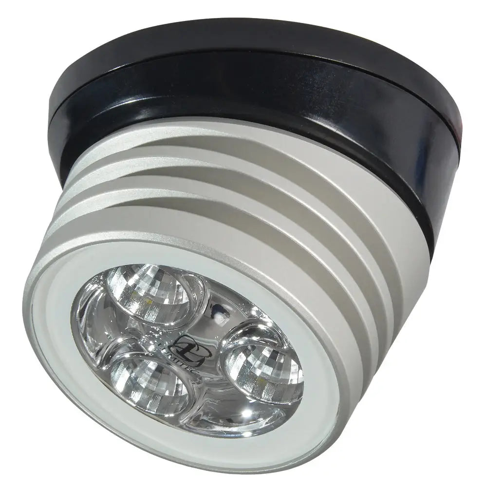 Lumitec Zephyr LED Spreader/Deck Light -Brushed Black Base - White Non-Dimming [101326] - Flood/Spreader Lights
