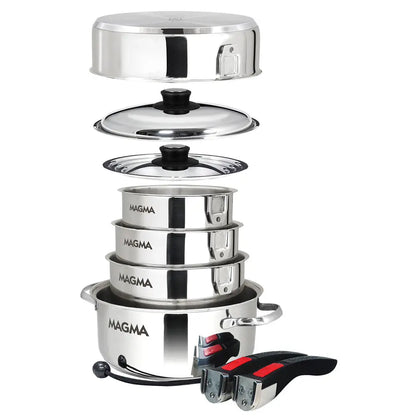Magma 10 Piece Induction Cookware Set - Stainless Steel [A10-360L-IND] - Deck / Galley