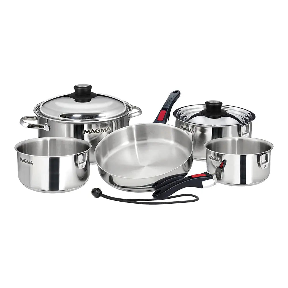 Magma 10 Piece Induction Cookware Set - Stainless Steel [A10-360L-IND] - Deck / Galley