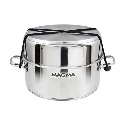 Magma 10 Piece Induction Non-Stick Cookware Set - Stainless Steel [A10-366-2-IND] - Deck / Galley