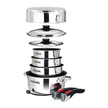 Magma 10 Piece Induction Non-Stick Cookware Set - Stainless Steel [A10-366-2-IND] - Deck / Galley