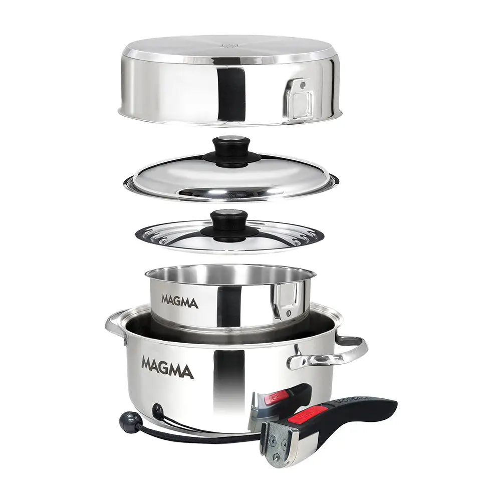 Magma 7 Piece Induction Cookware Set - Stainless Steel [A10-362-IND] - Deck / Galley
