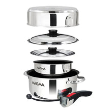 Magma 7 Piece Induction Non-Stick Cookware Set - Stainless Steel [A10-363-2-IND] - Deck / Galley