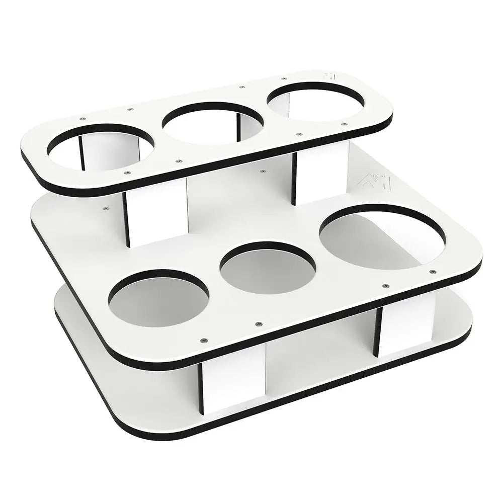 Magma Square Double Stack Side Caddy Party Table [T10-535] - Deck / Galley