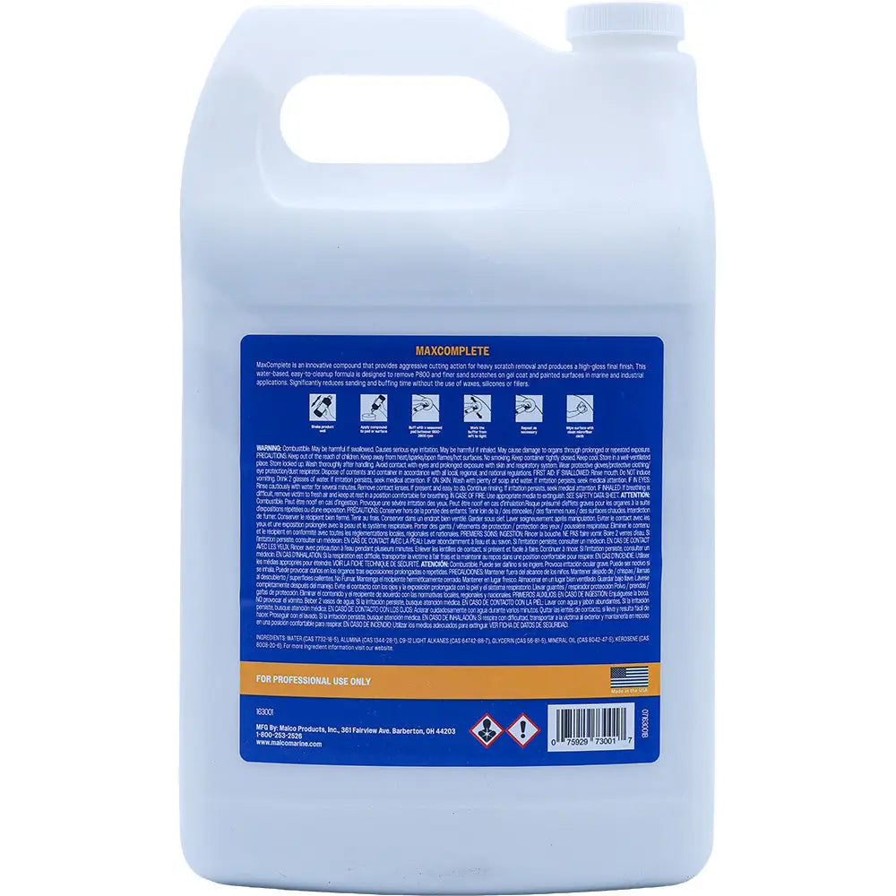 Malco MaxComplete Compound - 1 Gallon [163001] - Cleaning