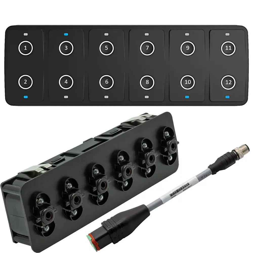 Maretron CKM12 Keypad w/CKM to NMEA 2000 Adapter Cable - 0.2M (Horizontal Orientation) [A3802-2] - Shore Power