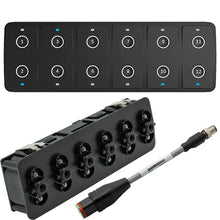 Maretron CKM12 Keypad w/CKM to NMEA 2000 Adapter Cable - 0.2M (Horizontal Orientation) [A3802-2] - Shore Power