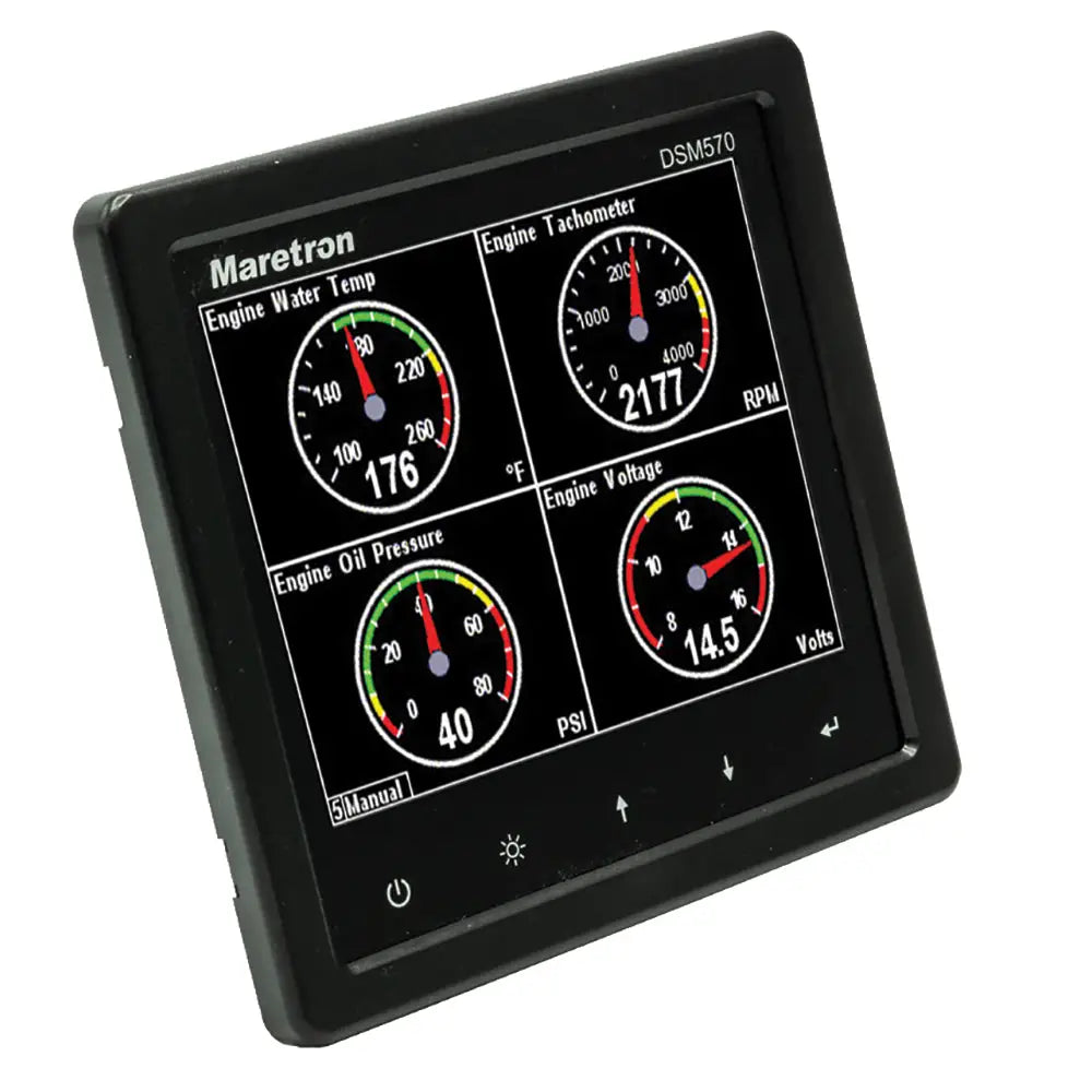 Maretron DSM570 5.7’’ High Resolution Color Display w/Black Enclosure [DSM570-01] - Instruments