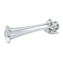 Marinco 12V Chrome Plated Dual Trumpet Air Horn [10106] - Horns