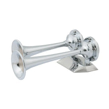 Marinco 12V Chrome Plated Dual Trumpet Mini Air Horn [10108] - Horns