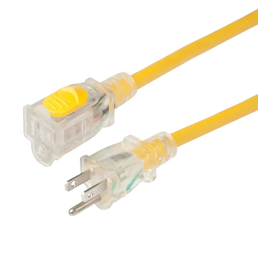 Marinco 14/3 Locking Extension Cord - 15A - 25’ [150025] - Shore Power