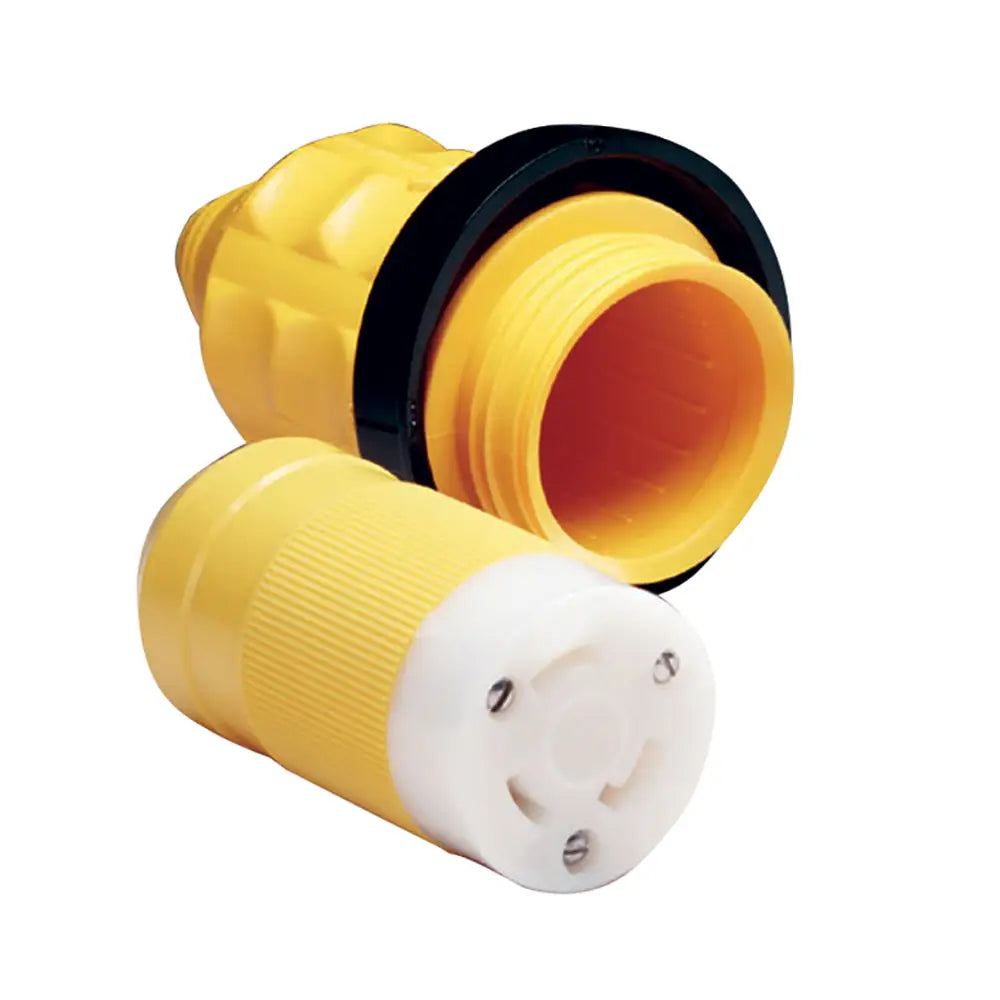 Marinco 305CRCN.VPK 30A Female Connector w/Cover & Rings [305CRCN.VPK] - Shore Power