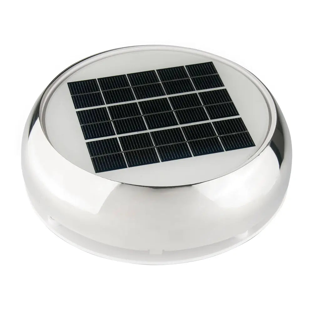 Marinco 4’’ Day/Night Solar Vent - Stainless Steel [N20804S] - Heaters/Dehumidifiers